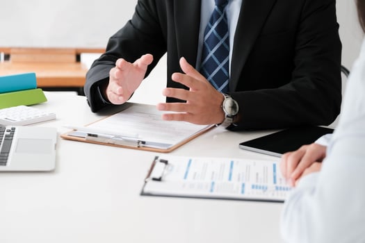 Job Interview Process with Potential Candidate photo