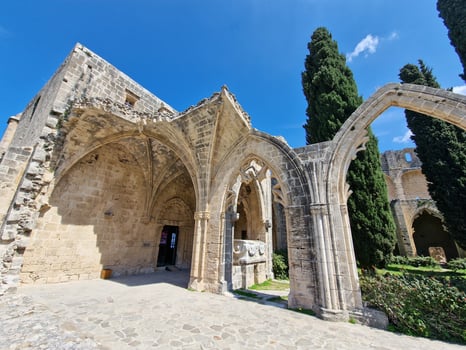 Bellapais Abbey near Kyrenia, Cyprus photo