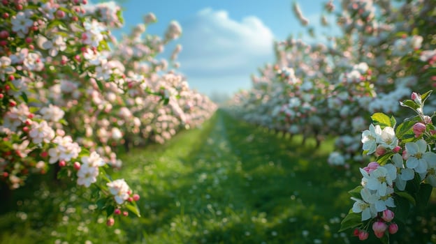 Field of Pink Flowers Under Sunlight photo