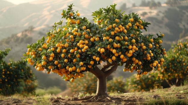 Tree Filled With Ripe Lemons photo