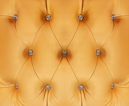 Gold leather sofa surface pattern photo