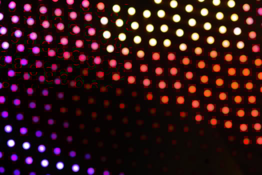 Abstract blurred circle lights panel background. Holiday decorations. photo