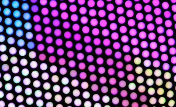 Abstract blurred circle lights panel background. Holiday decorations. photo