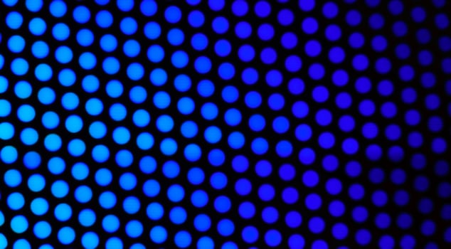 Abstract blurred circle lights panel background. Holiday decorations. photo
