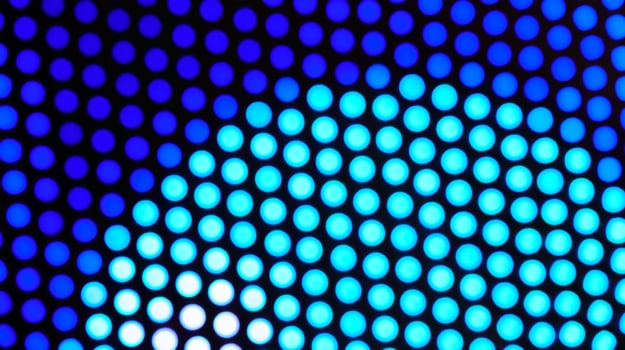 Abstract blurred circle lights panel background. Holiday decorations. photo