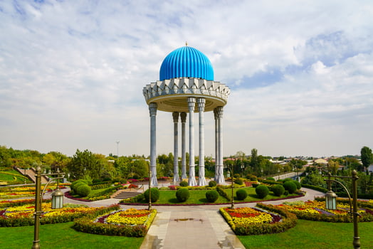 Tashkent, Uzbekistan - September 29, 2023 Memorial of the museum in memory of victims of repression in Tashkent, Uzbekistan. photo