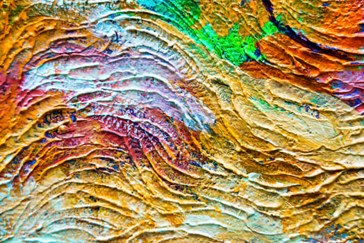Colorful abstract oil painting art background. Texture of canvas and oil. photo
