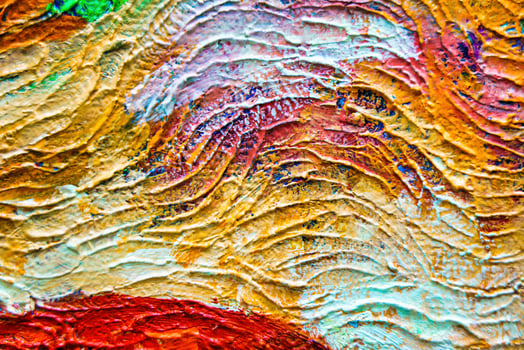 Colorful abstract oil painting art background. Texture of canvas and oil. photo