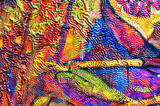 Colorful abstract oil painting art background. Texture of canvas and oil. photo