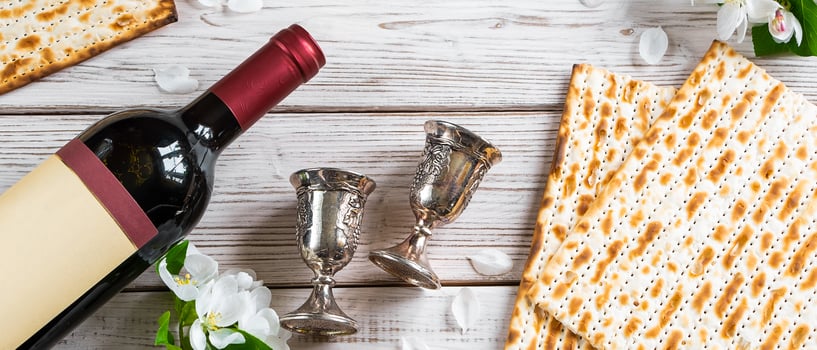 Celebrating Jewish religious holiday of Passover. photo