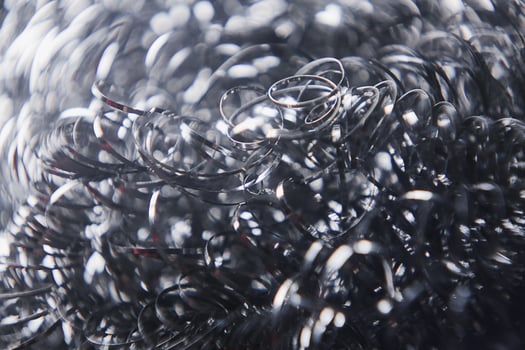 macro photography of a metal texture photo