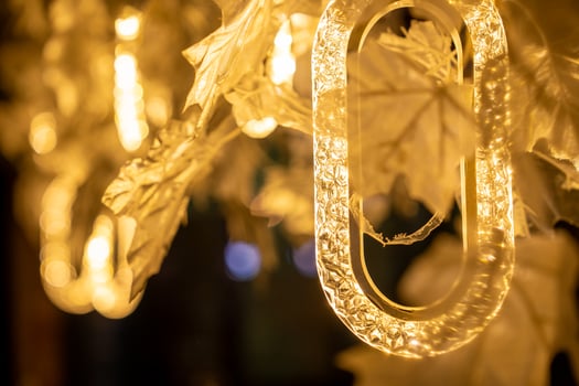 gold decorative piece photo
