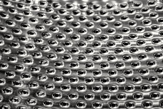 Texture of stainless steel washing machine drum. photo