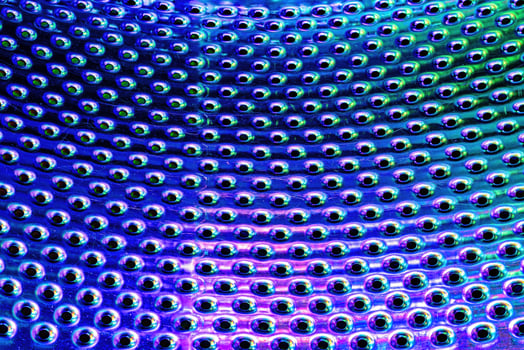 Texture of stainless steel washing machine drum. photo