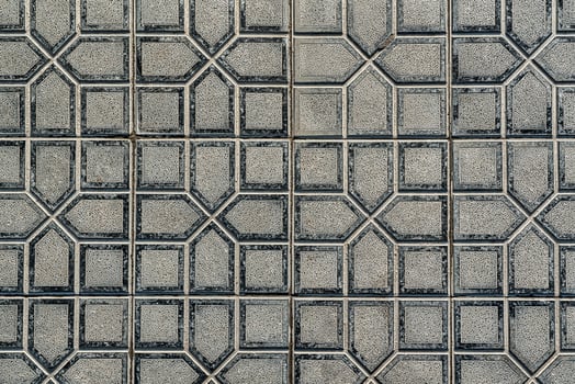 The texture of a stone pavement. photo