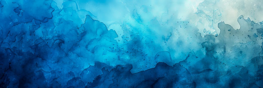 Abstract Blue Textured Art Resembling Ocean Waves photo