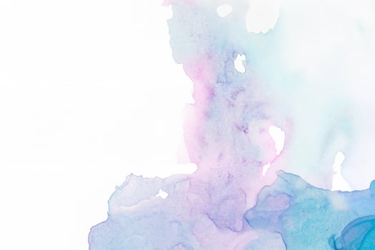 White Paper Enhanced with Vibrant Abstract Watercolor Stains. photo