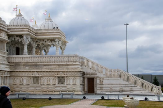 The BAPS Shri Swaminarayan Mandir in Etobicoke, Toronto, Ontario, Canada photo