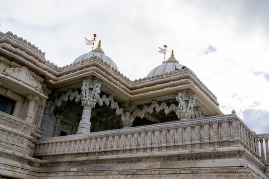The BAPS Shri Swaminarayan Mandir in Etobicoke, Toronto, Ontario, Canada photo