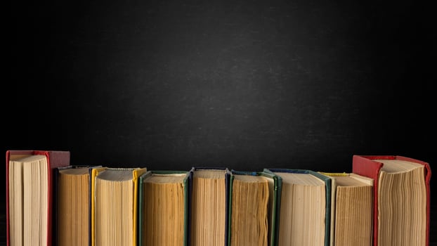 World Book Day Concept. shapes with the book. world book the day and copyright day conceptual background. photo