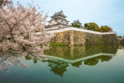 Kishiwada Castle, a Japanese castle located in Kishiwada city, Osaka, Japan. photo