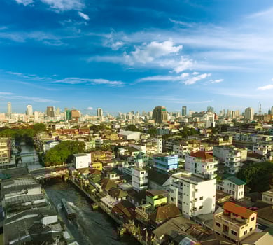 Bangkok aerial view, Thailand photo