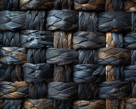 Close-up of woven fabric texture photo