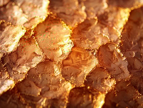 Glittering gold foil texture photo