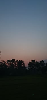 sky view mid day evening and night photo
