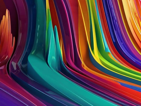 Abstract 3d colorful background, good for design resources and etc. photo