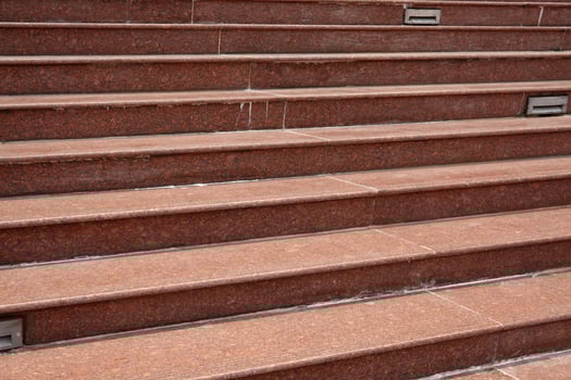 Red Marble stairs and granite outdoor flooring photo