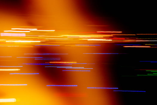 Abstract blurry background with pattern from colorful traces photo