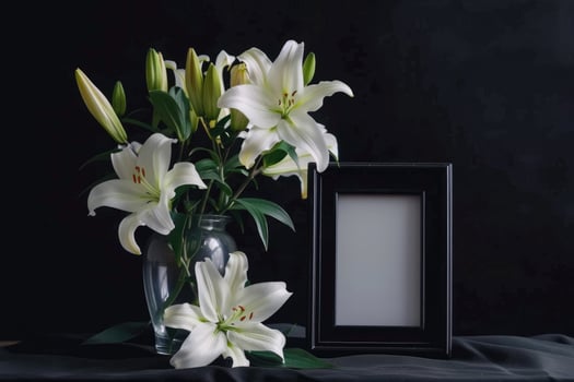 A symbol of remembrance is the mourning photo