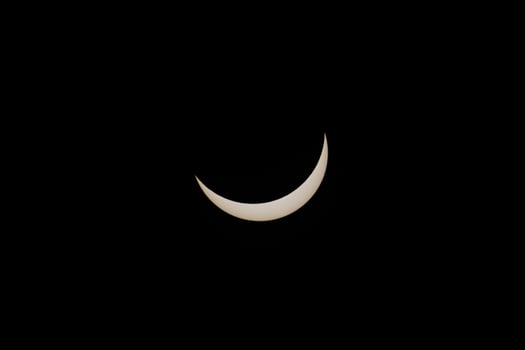 Total Solar Eclipse - Moon over Sun after Totality photo