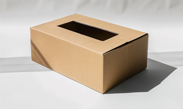 Cardboard silhouette, clean contrast photo