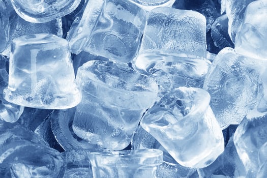 Ice cubes background photo