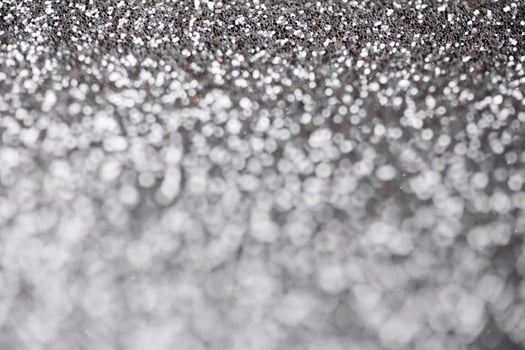 Silver glitter texture photo