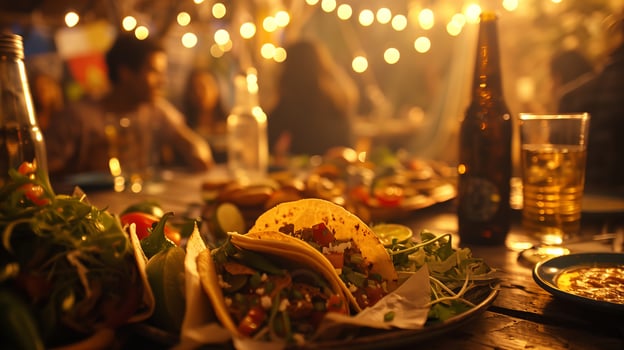 Tacos party in Mexico photo