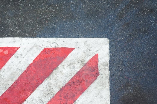 Road marking for special equipment photo