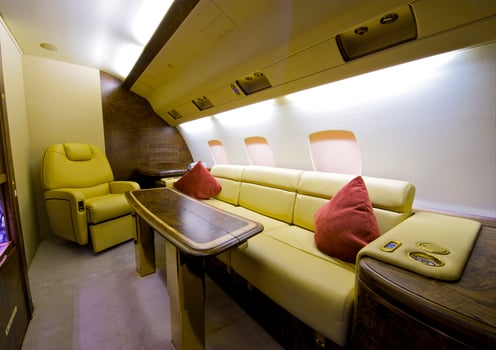 Interior of Business jet photo