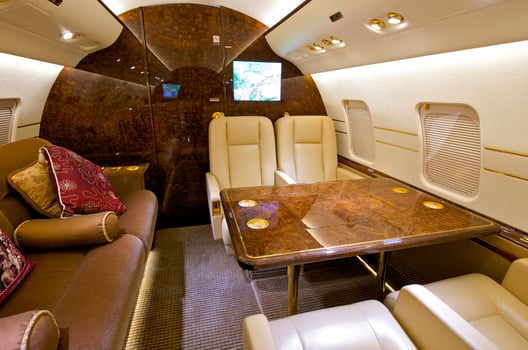 VIP Business Interior Jet Airplane photo