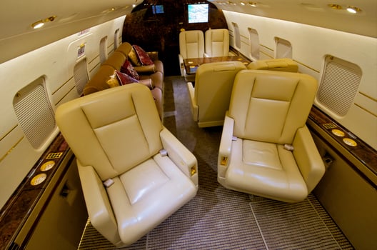VIP Business Interior Jet Airplane photo