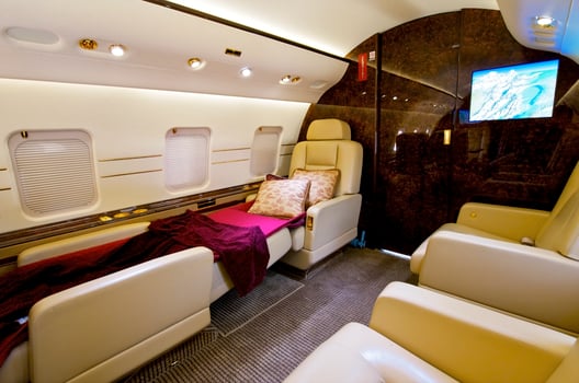 VIP Business Interior Jet Airplane photo