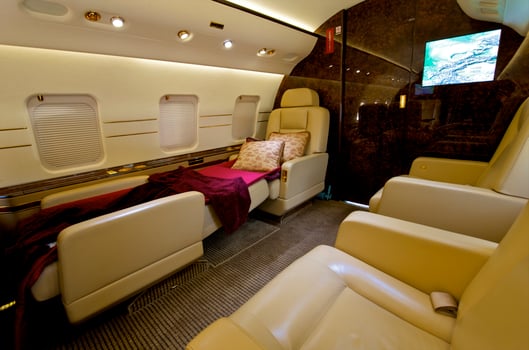VIP Business Interior Jet Airplane photo