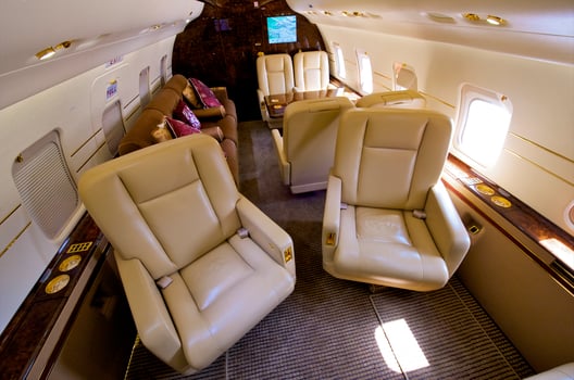 VIP Business Interior Jet Airplane photo