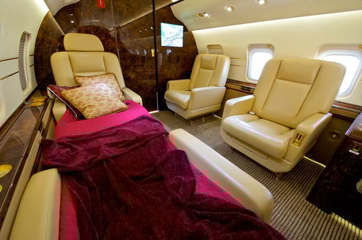 VIP Business Interior Jet Airplane photo