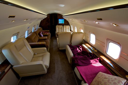 VIP Business Interior Jet Airplane photo