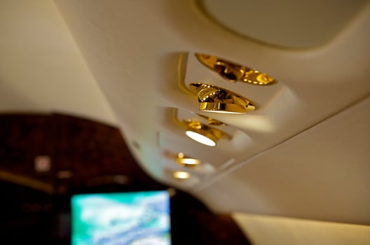 VIP Business Interior Jet Airplane photo