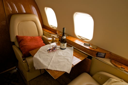 VIP Business Interior Jet Airplane photo
