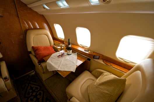 VIP Business Interior Jet Airplane photo